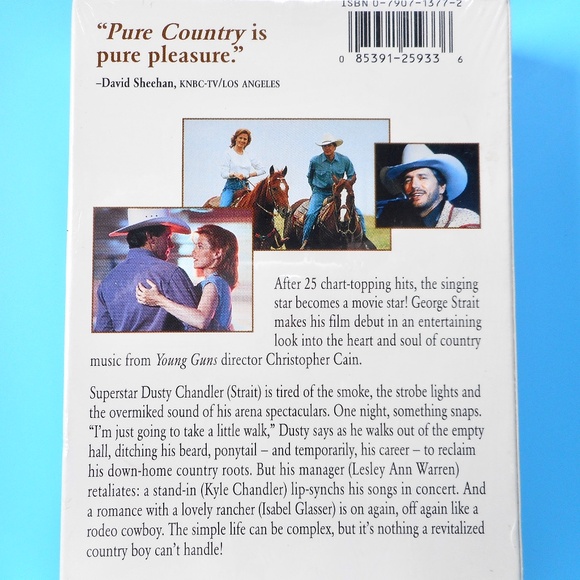 Pure Country NEW SEALED VHS Tape 1993 George Strait Lesley Ann Warren - Picture 4 of 7